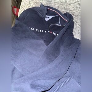 Tommy Hilfiger Men's Black Zip-Up Sweater